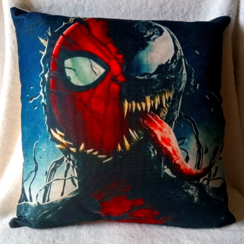 Venomized Spider-Man pillow
